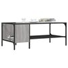 vidaXL Tavolino Salotto Ripiano Grigio Sonoma 100x51x40cm Multistrato