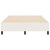 vidaXL Struttura letto piattaforma Crema 140 x 190 cm Tessuto in Cords