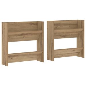 vidaXL Mobile per scarpe 2 pz 60 x 18 x 60 cm Legno ingegnerizzato