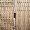 vidaXL Divider per stanze Beige 147 x 180 cm polyrattan