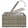 vidaXL Set Divani da Giardino 4 pz con Cuscini in Polyrattan Grigio