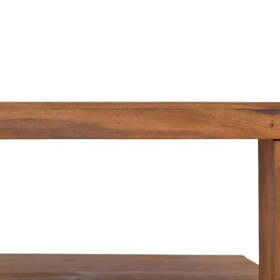 vidaXL Tavolino da Salotto 65x65x33 cm in Legno Massello di Teak