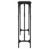 vidaXL Tavolino Consolle Nero 140x23x75 cm in Legno Multistrato