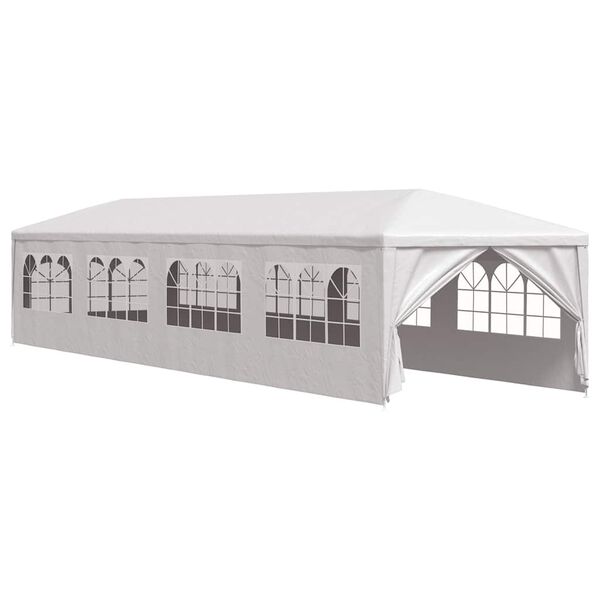 vidaXL Gazebo da Giardino 3x12 m Bianco