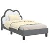 vidaXL Struttura letto bambini con testata Grigio chiaro 80 x 160 cm