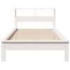 vidaXL Letto Libreria senza Materasso Bianco 90x190 cm Massello Pino