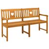 vidaXL Panchina da esterno Naturale 150 x 55,5 x 90 cm