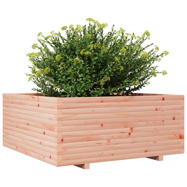 vidaXL Fioriera da Giardino 110x110x49,5 cm Legno Massello di Douglas