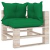 vidaXL Set Divani da Giardino Pallet 6 pz con Cuscini in Legno di Pino