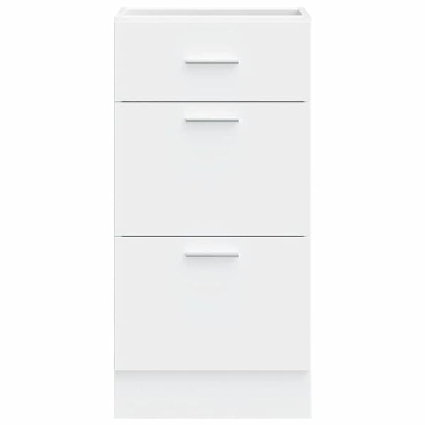 vidaXL Armadio Inferiore “Lyon” Bianco 40x46x81,5 cm