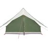 vidaXL Tenda Familiare con tetto Verde e Bianco 315 x 286 x 200 cm