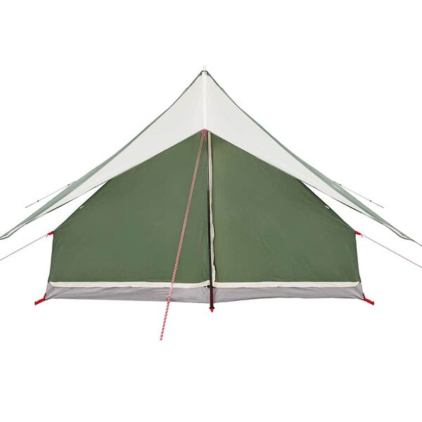 vidaXL Tenda Familiare con tetto Verde e Bianco 315 x 286 x 200 cm