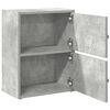 vidaXL Libreria Grigio Cemento 40x24x52 cm in Legno Multistrato