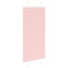 vidaXL Tenda Plissettata Rosa 60x100 cm Larghezza Tessuto 59,4 cm