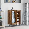 vidaXL Armadio per Golf con ruota Legno vecchio 65 x 45 x 98 cm