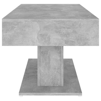 vidaXL Tavolino da Salotto Grigio Cemento 96x50x45cm Legno Multistrato