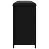 vidaXL Panca Porta Scarpe con Cassetto Ribaltabile Nera 82x32x56 cm