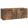 vidaXL Mobile Porta TV da Muro Rovere Fumo 78,5 x 31 x 30 cm