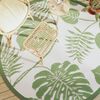vidaXL Tappeto da Esterno ARAKIL Verde Ø200 cm in PP