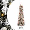 vidaXL Albero di Natale artificiale con 300 LED Bianco 180 cm
