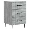 vidaXL Armadio da Notte con cassetto Grigio Sonoma 43 x 41 x 66,5 cm