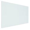 vidaXL Lastra in Vetro per Caminetto Rettangolare 80x50 cm