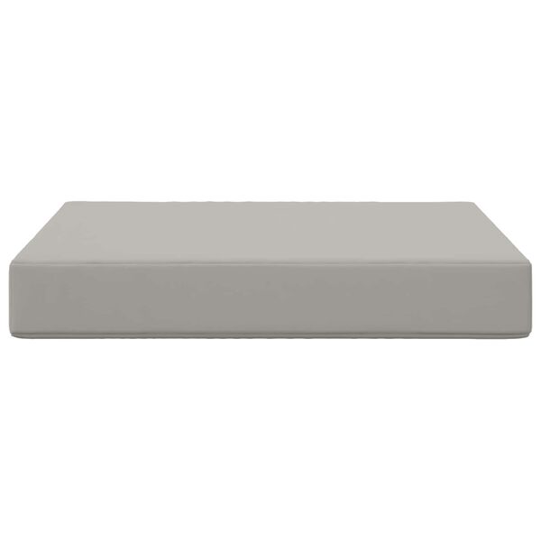 vidaXL Cuscino per divano da esterno Grigio 60 x 60 x 8 cm Poliestere