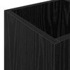 vidaXL Supporto per Ombrellone Rovere Nero 25 x 24,5 x 64 cm