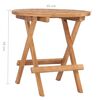 vidaXL Set da Pranzo Giardino Pieghevole 3 pz Cuscino Massello di Teak