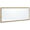 vidaXL Specchio Bagno LED Rovere Artigianale 100x8,5x37 cm Multistrato