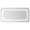 vidaXL Specchio da Bagno con Luci LED 20x40 cm