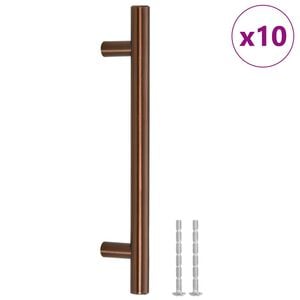 vidaXL Maniglie per Mobili 10pz Bronzo 128mm in Acciaio Inox