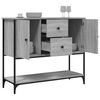 vidaXL Credenza Grigio Sonoma 100x36x85 cm in Legno Multistrato