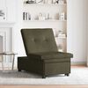 vidaXL Divano letto Verde militare 194 x 67 x 82 cm Tessuto Huahua