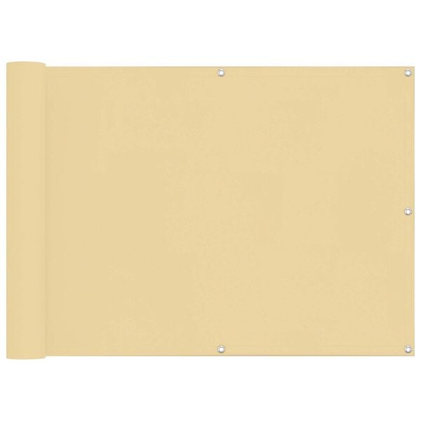 vidaXL Schermo da balcone Oxford alu rivestito in PU