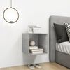 vidaXL Mobile a Muro Grigio Cemento 37x37x37 cm in Legno Multistrato