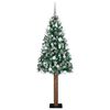 vidaXL Albero di Natale snodato con 300 LED con supporto Verde 180 cm