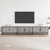 vidaXL Mobile TV Grigio Sonoma 240x35x41 cm in Legno Multistrato
