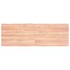 vidaXL Piano Tavolo Marrone Chiaro 120x40x(2-4) cm Rovere Non Trattato