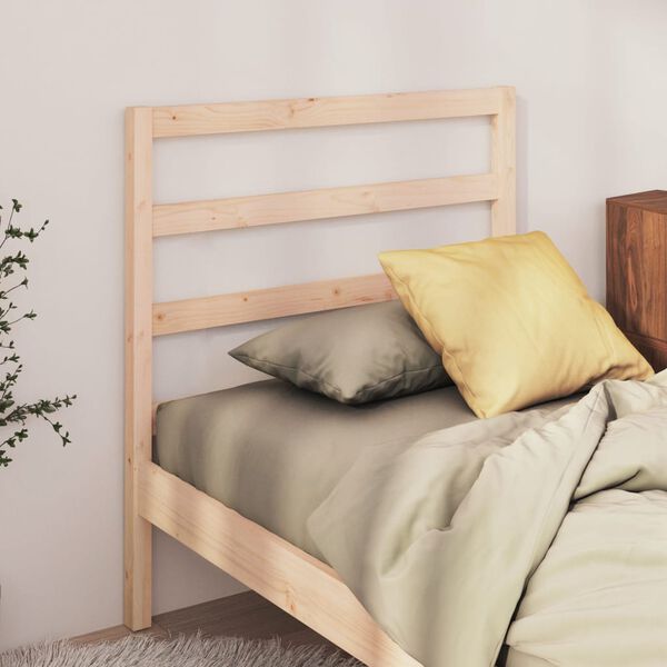 vidaXL Testiera per Letto 96x4x100 cm in Legno Massello di Pino