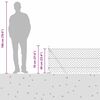 vidaXL Palo della recinzione Grigio 10 x 0,6 m (rete 40 x 40 mm)