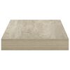 vidaXL Scaffale a Parete Rovere 40x23x3,8 cm in MDF