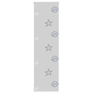vidaXL Tenda a Rullo Doccia 60x240 cm Larghezza Tessuto 56 cm