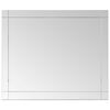 vidaXL Specchio da Parete 80x60 cm in Vetro