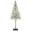 vidaXL Albero di Natale con 300 LED Bianco 180 cm PE e Acciaio