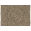 vidaXL Tappeti per area Naturale e Nero 140 x 200 cm Juta