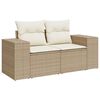vidaXL Set Divano da Giardino 13 pcs Beige e Crema 80 x 80 x 71 cm