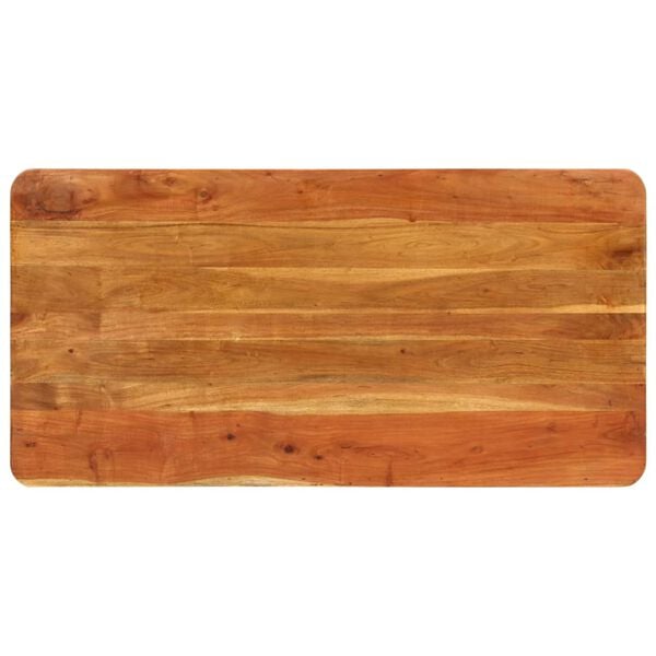 vidaXL Tavolo da Pranzo 110x55x76 cm Legno Massello di Acacia