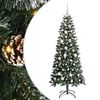 vidaXL Albero di Natale artificiale con 150 LED Verde 66 x 66 x 150 cm