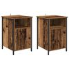 vidaXL Armadio da Notte 2 pz Legno vecchio 40 x 42 x 60 cm
